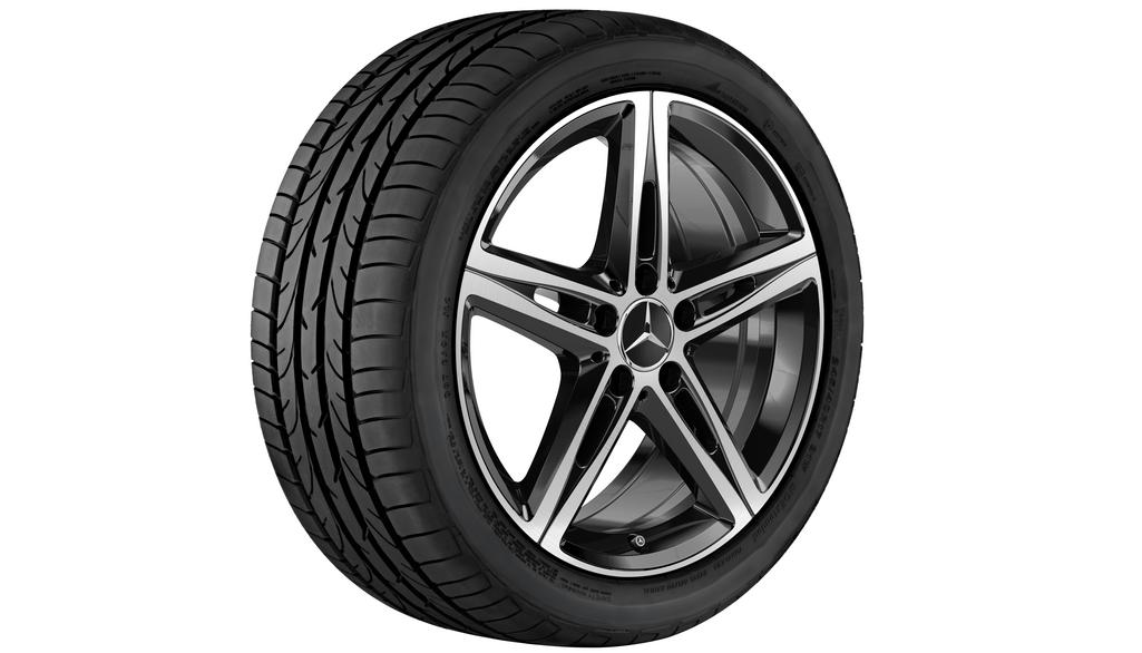 5-spoke wheel, CLA/ B-Class/ A-Class, Hankook, Winter i*cept evo2 MO, 225/45 R18/91H, Winter, Q440143110040 5-spoke wheel, CLA/ B-Class/ A-Class, Hankook, Winter i*cept evo2 MO, 225/45 R18/91H, Winter, Q440143110040