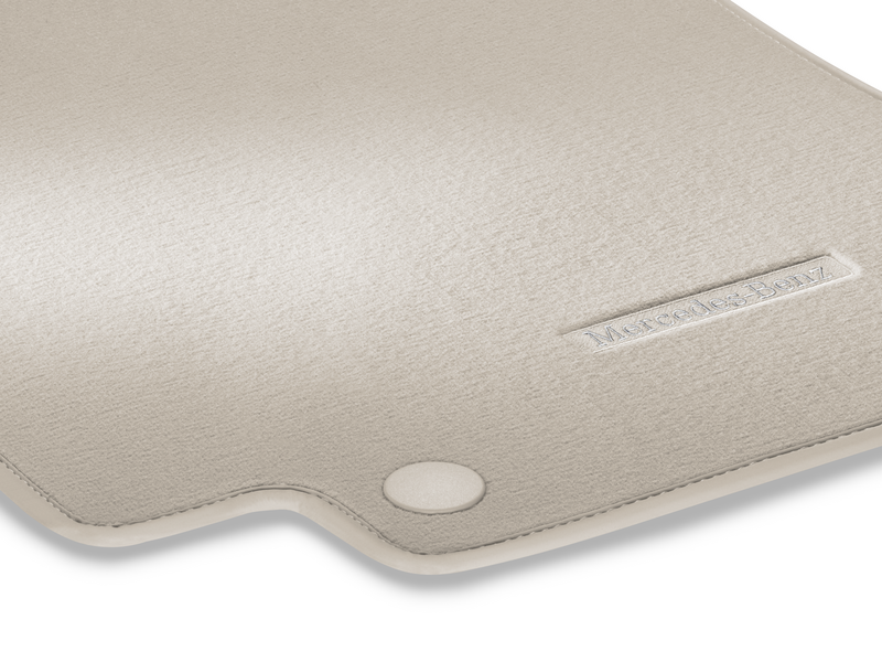 Veloursmatten CLASSIC, Satz, 4-teilig, C-Klasse, seidenbeige, A20568004048T67