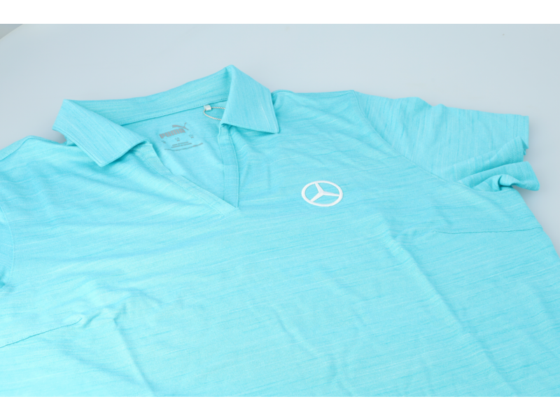 Golf-Poloshirt Damen, türkis, B66450454