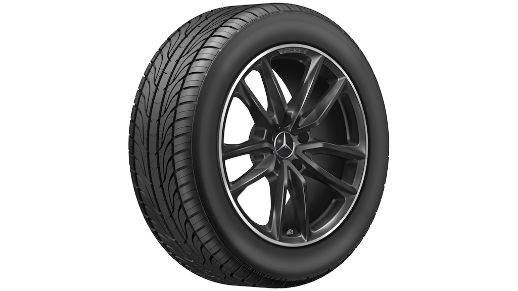 AMG lichtmetalen velg, 5-dubbelspaaks, 50,8 cm (20 inch), hoogglans velgrand, G-Klasse, 275/50 R20/, zwart, A46340139007X72