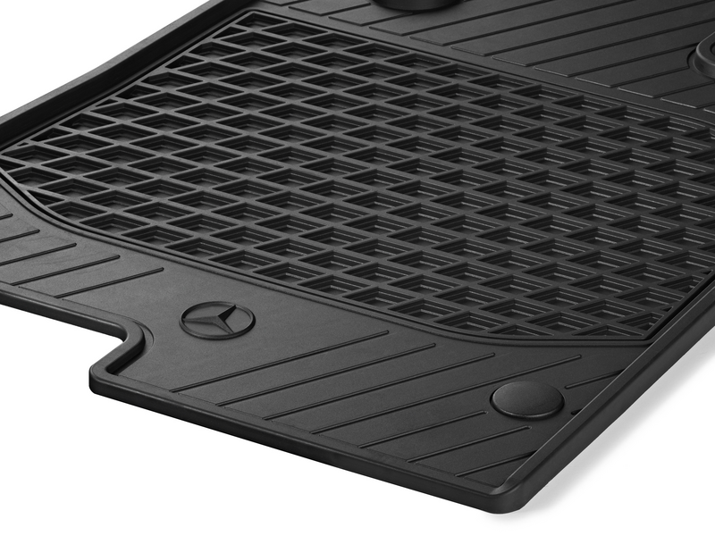 All-weather mats CLASSIC, set, 2-piece, automatic transmission, SLK-SLC, black, SALEA17268013489G33