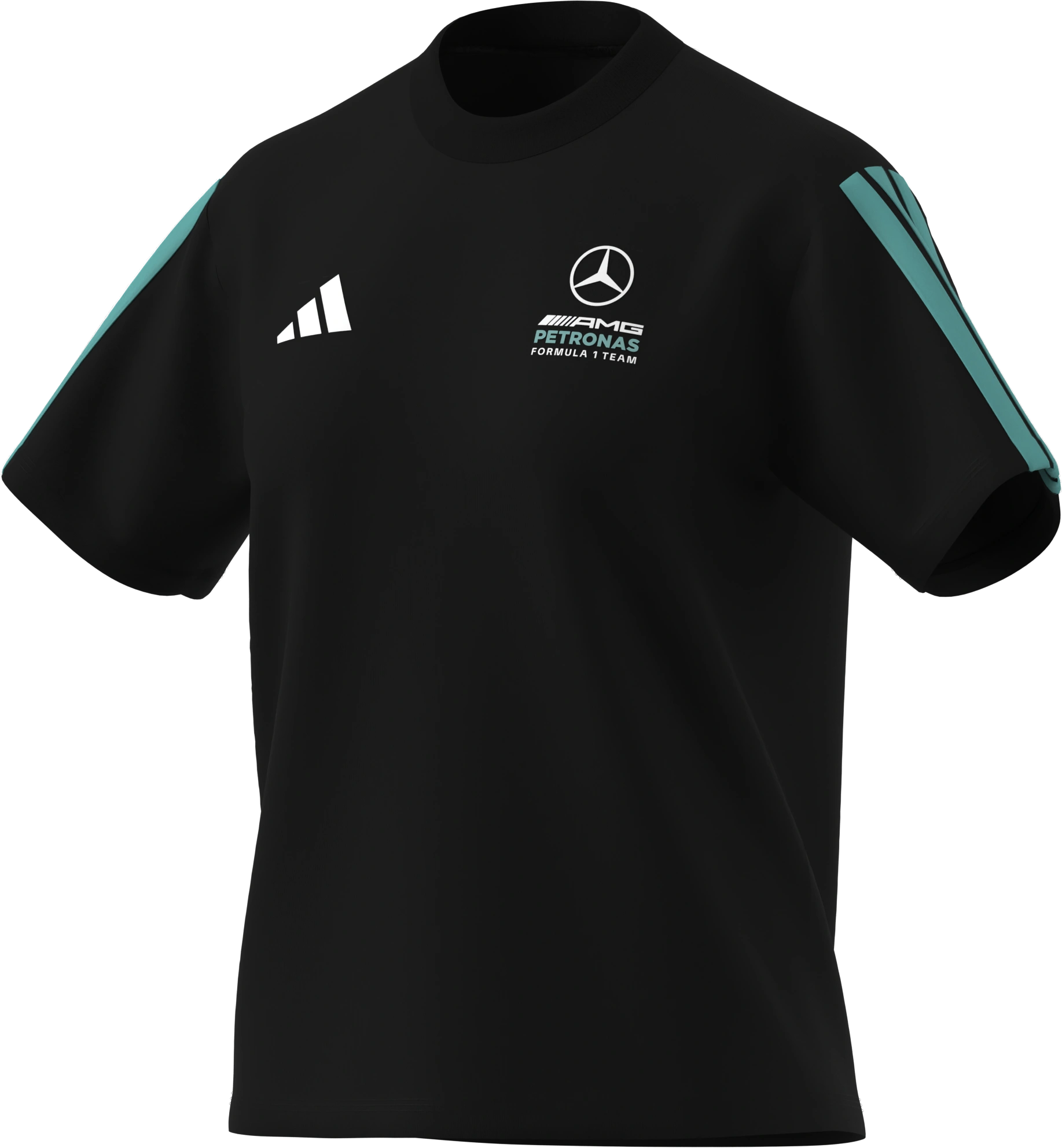 T-Shirt Damen, Mercedes-AMG F1, schwarz, B679984030