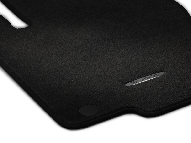 CLASSIC velour mats, set, 4-piece, GL-GLS/ GLE/ M-GLE-Class, black, A16668041029F87