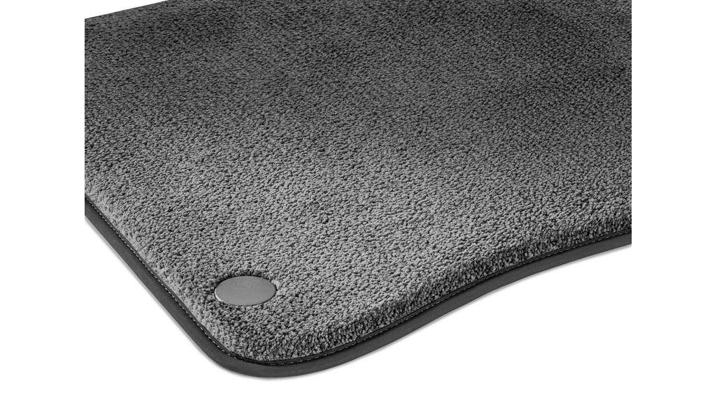 EXCLUSIVE velour mats, set, 4-piece, S-Class, magma gray, A22368068037Q07