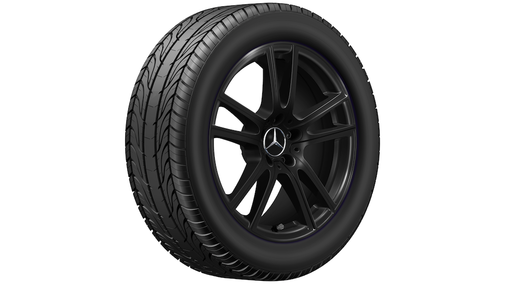 5-twin-spoke wheel black, Michelin, Pilot Alpin 5 MO, 235/60 R18 103H, winter, Q440301510800