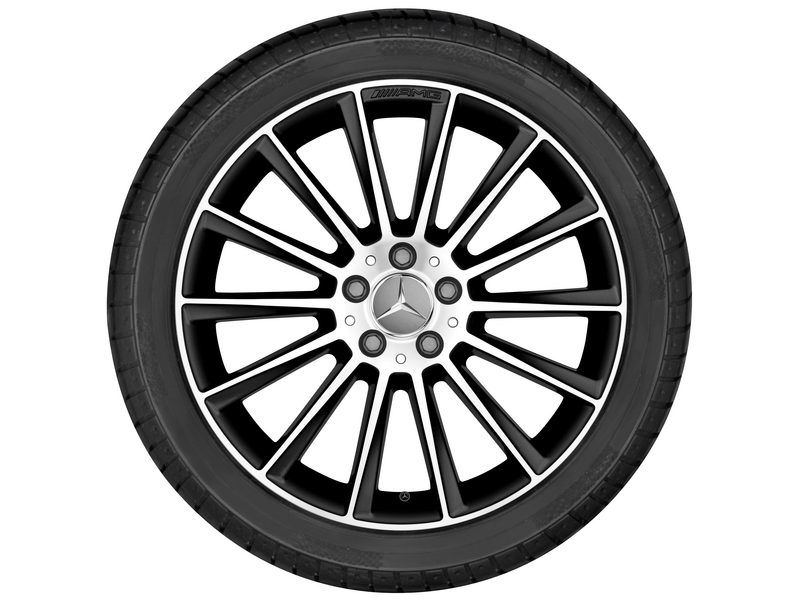 AMG multi-spoke wheel, 48.3 cm (19-inch), high-sheen, GLA, 235/45 R19/, black, A15640128007X23