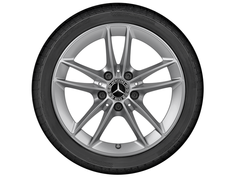 5-twin-spoke wheel, vanadium silver, Michelin, Alpin 5 MO, 205/60 R16 92H, winter, Q440141510220G2