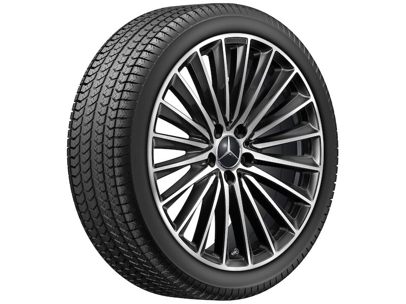 AMG multi-spoke wheel, black polished, Pirelli, P Zero MO, 255/35 R19 96Y XL, summer, Q440241711760
