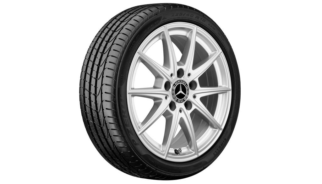 5-twin-spoke wheel, vanadium silver, Michelin, Alpin 5 MO, 205/60 R16 92H, winter, Q440141510010G2 5-twin-spoke wheel, vanadium silver, Michelin, Alpin 5 MO, 205/60 R16 92H, winter, Q440141510010G2