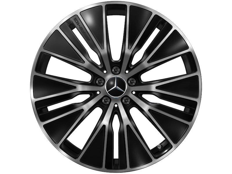 Mercedes-Benz Original Sommer-Komplettrad AMG 10-Y-Speichen schwarz glanzgedreht , Pirelli, Scorpion MO, 265/40 R21 105 H XL, Sommer, Q440651710600