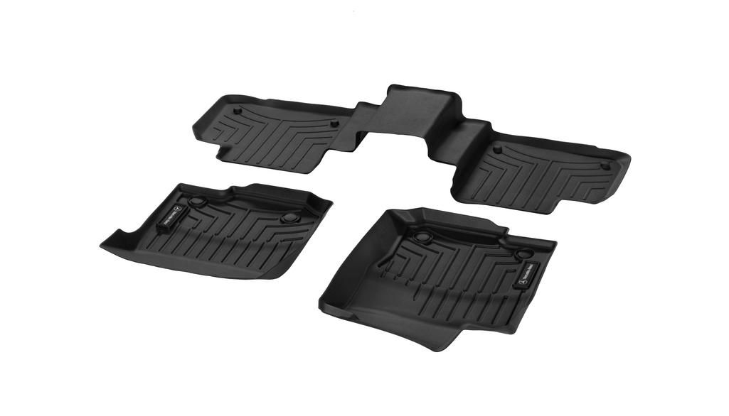 Fußraumschalen CLASSIC, Satz, 3-teilig, GL-GLS/ GLE/ M-GLE-Klasse, schwarz, A16668035019051