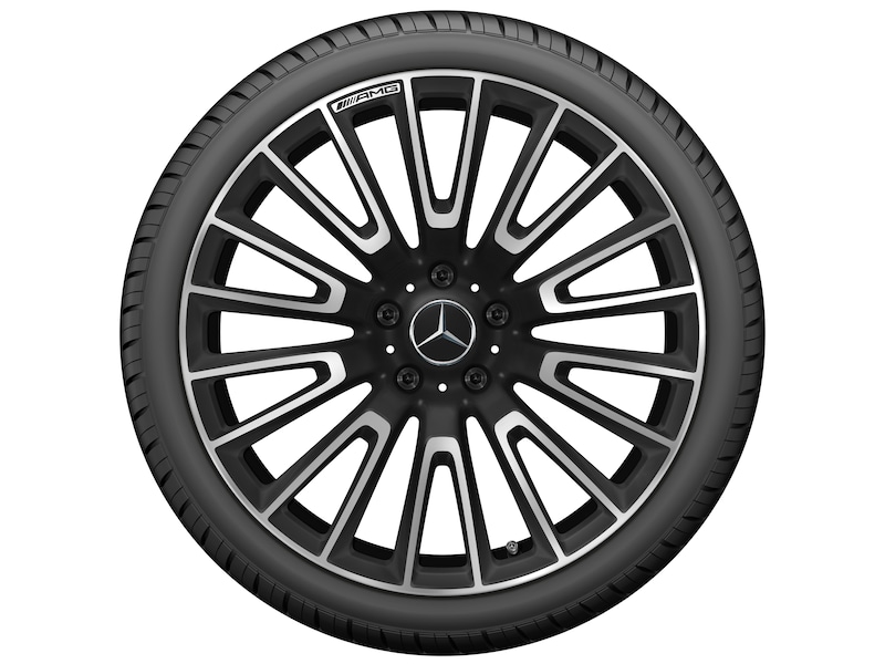 AMG multi-spoke wheel, black matt gloss finish, Continental, WinterContact TS 860 S MO1, 295/40 R22 112V XL, winter, Q440301110510