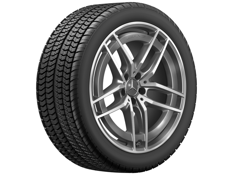 AMG 5-twin-spoke wheel, tantalum gray, Michelin, Pilot Alpin 5 MO1A, 265/40 R20 104W XL, winter, Q440141513210