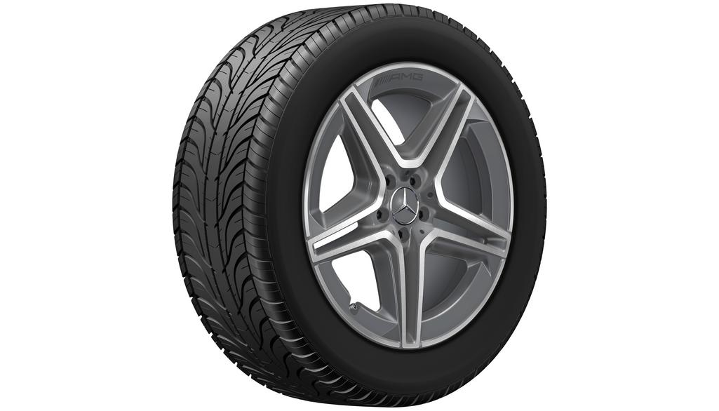 AMG 5-twin-spoke wheel, 50.8 cm (20-inch), high-sheen, GLE, 275/50 R20/, tremolit-metallic, A16740133007X44