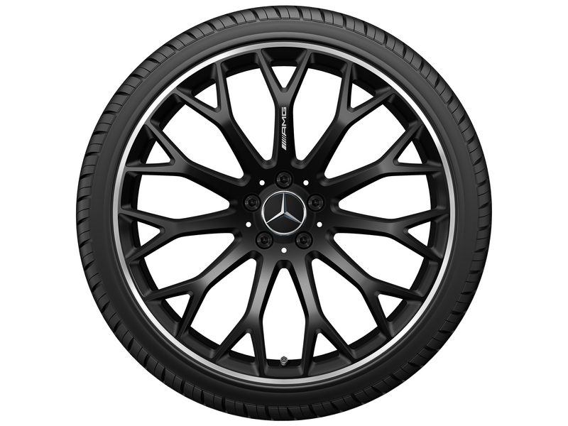 AMG Kreuzspeichen-Rad, 53,3 cm (21 Zoll), SL, 305/30 R21/, schwarz matt, A23240128007X71