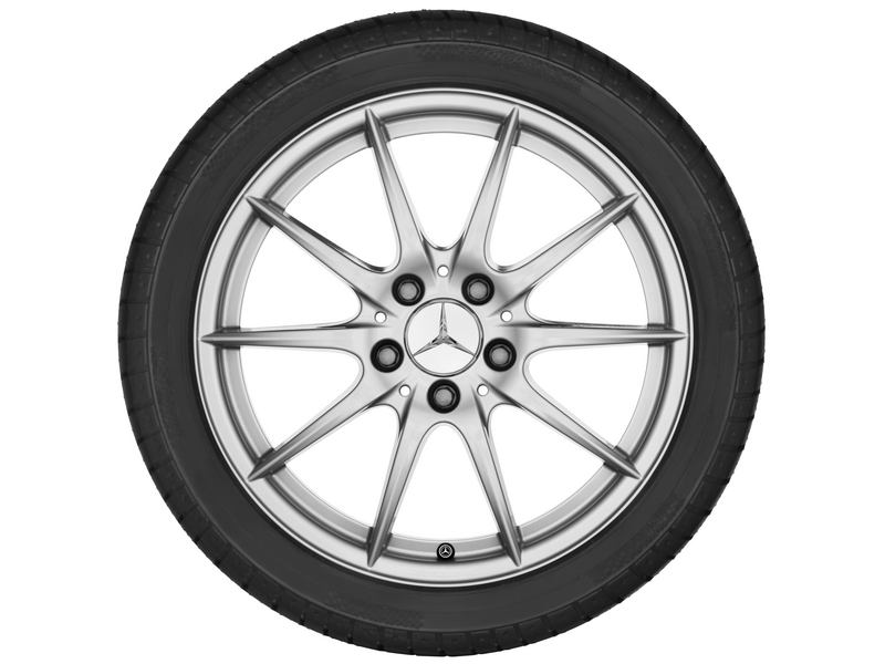 5-Doppelspeichen-Rad Titansilber, Continental, ContiWinterContact TS 830 P MO, 205/50 R17 93H XL, Winter, Q44013111228A