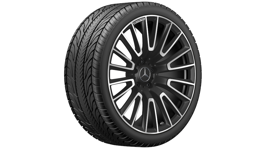 AMG multi-spoke wheel, black matt gloss finish, Continental, WinterContact TS 860 S MO1, 295/40 R22 112V XL, winter, Q440301110510