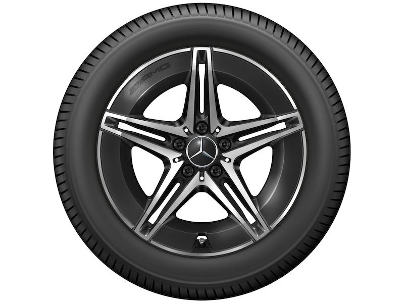AMG 5-Doppelspeichen-Rad Schwarz Glanzgedreht, Pirelli, Cinturato P7 C2 MO, 245/40 R18 97Y XL, Sommer, Q4402417102800J2022