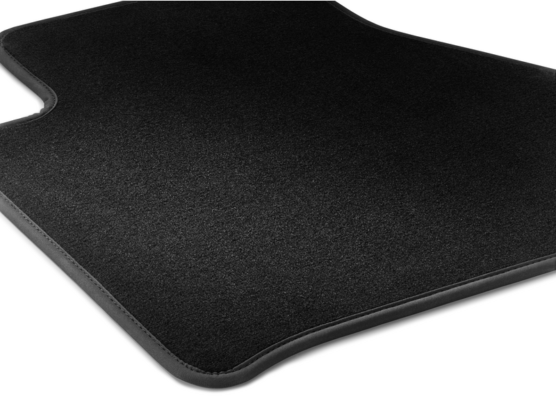 Veloursmatten, Fond, 2-teilig, X-Klasse, schwarz, A47068006009J74
