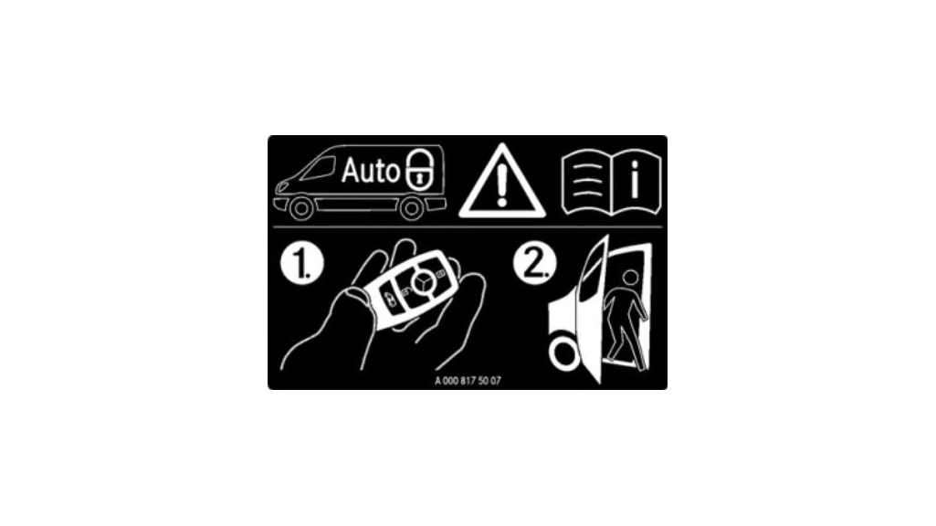 Software Nachrüstung für automatisches Türverriegeln (FD1), Sprinter, A0008277700
