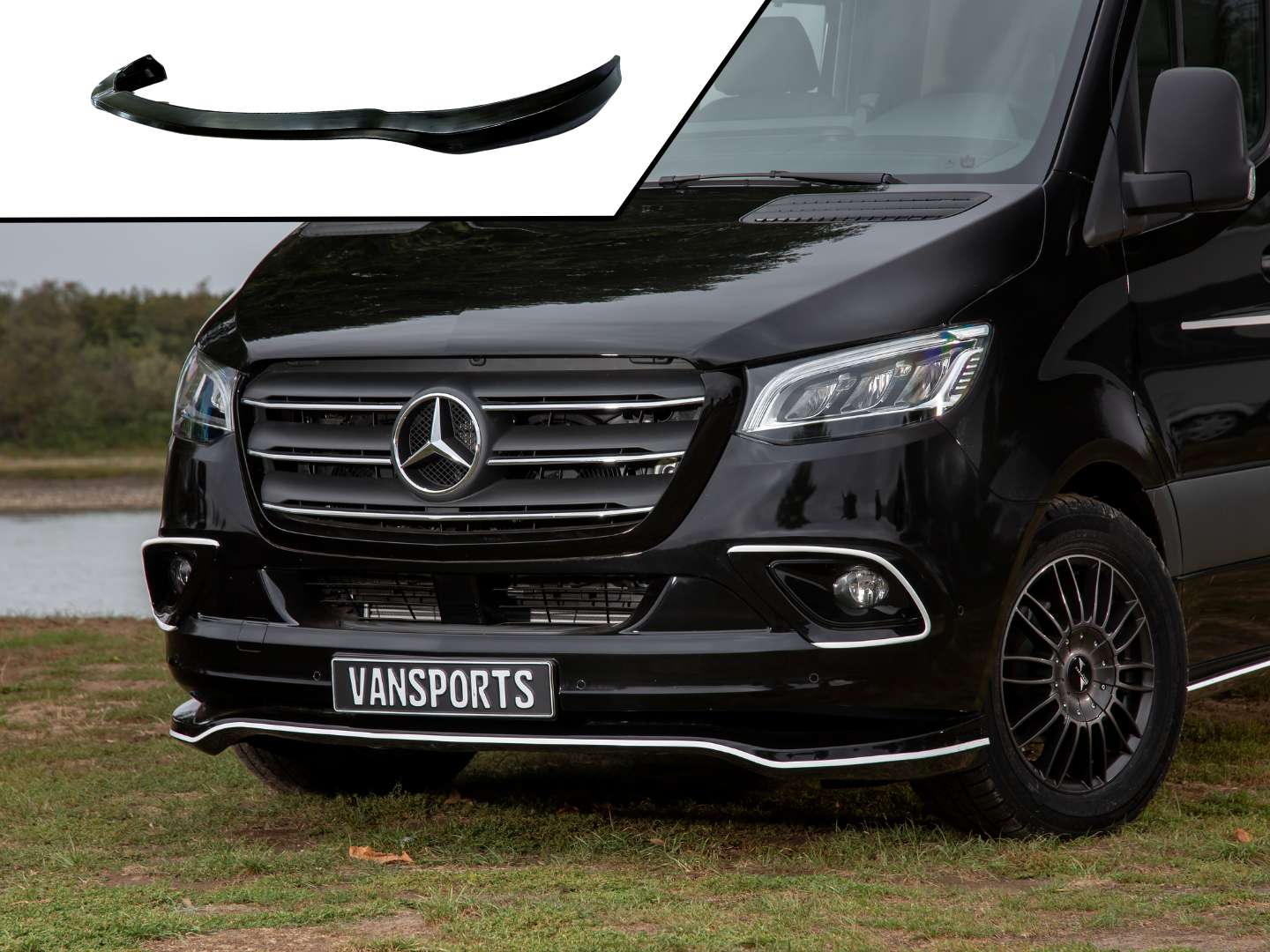 Front spoiler lip for Sprinter 907/910, VS-'907885012