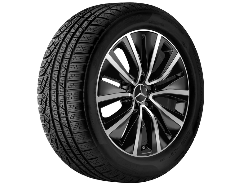 10-gaats velg, 45,7 cm (18 inch), hoogglans, CLS, 245/45 R18/, zwart, A25740107007X23