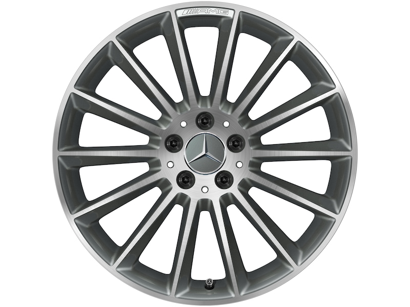 AMG multi-spoke wheel, 48.3 cm (19-inch), high-sheen, CLA/ B-Class/ A-Class, 225/40 R19/, titanium gray, A17740116007X21