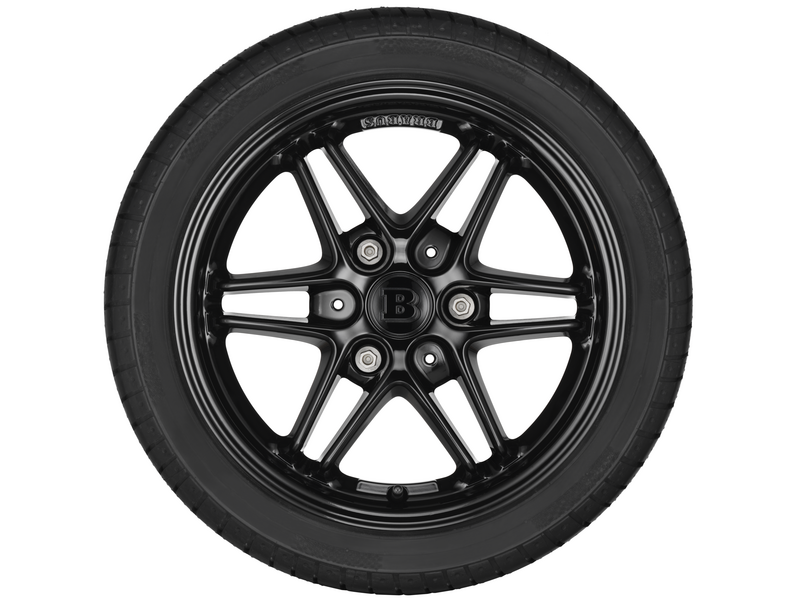 BRABUS Monoblock VII Leichtmetallfelge, 38,1 cm (15 Zoll), smart, 155/60 R15/, schwarz, A4514013902C50B