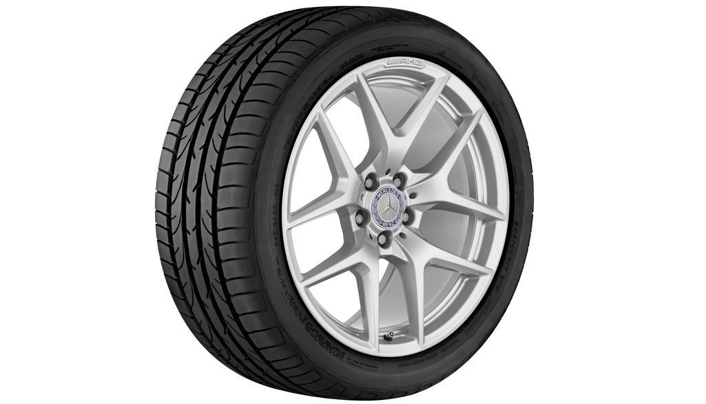 AMG 5-Doppelspeichen-Rad, 48,3 cm (19 Zoll), AMG GT, 295/35 R19/, vanadiumsilber, A19040104007X45