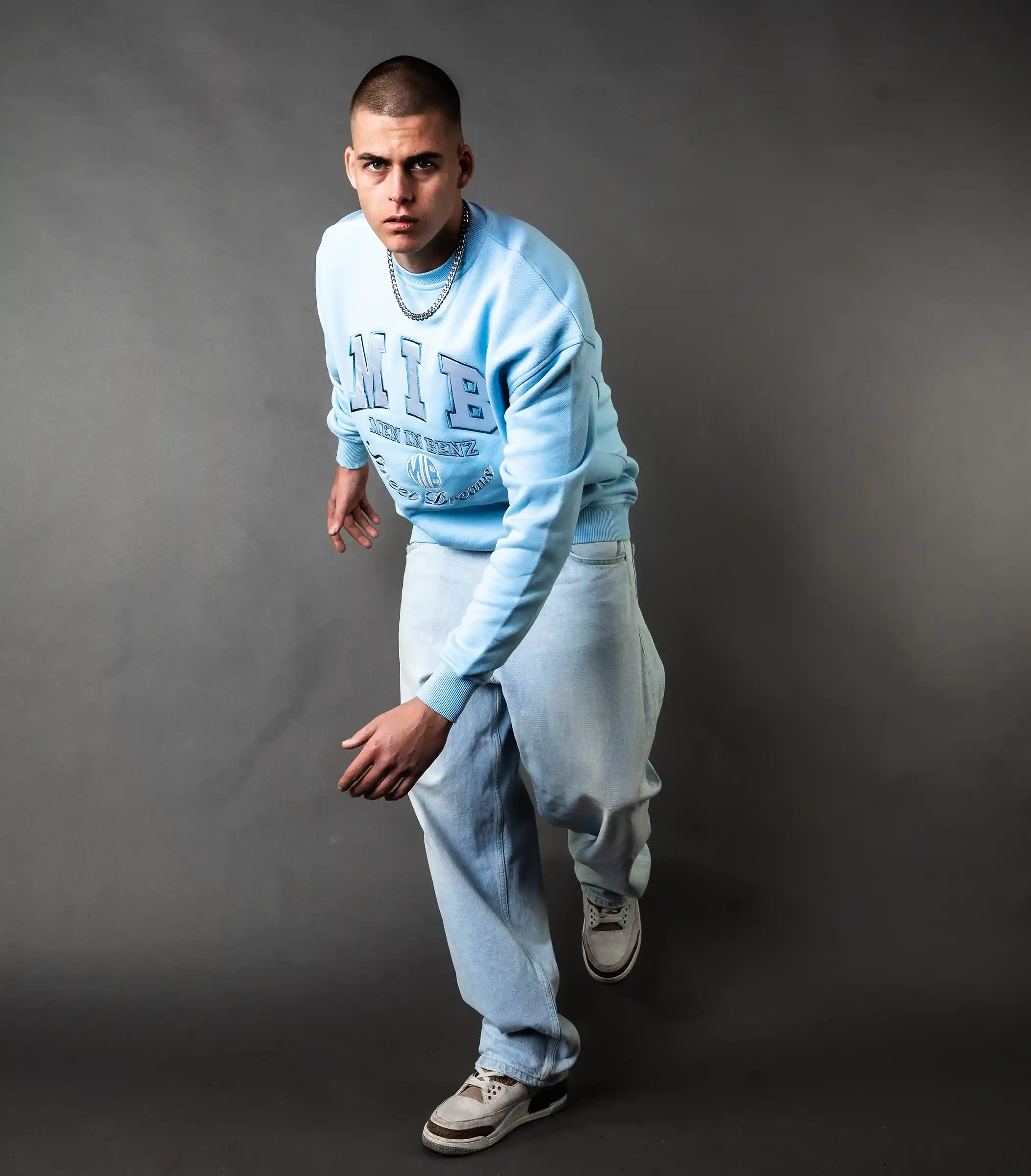 MIB Street Dreams Crewneck, blue, MIB03008I-L00008