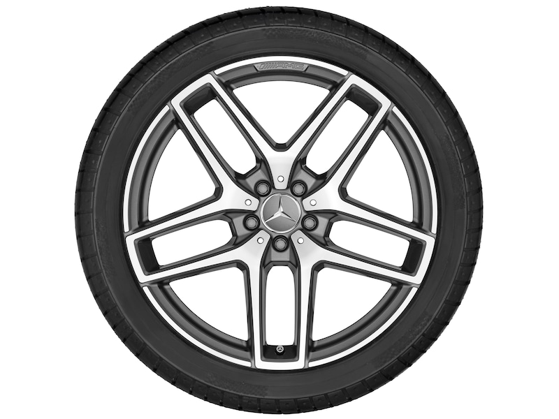 AMG 5-twin-spoke wheel, titanium gray, Pirelli, W SottoZero 3 MO, 245/45 R19 102V XL, winter, Q4401417132700J2022