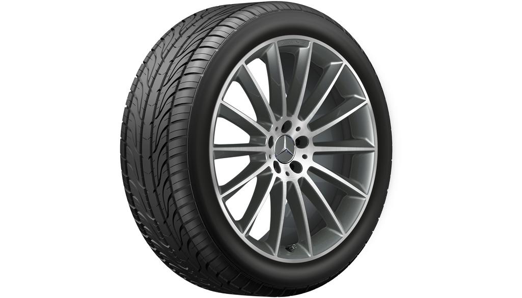 AMG-dubbelspaaksvelg 53,3 cm (21 inch), gelakt, GLE, 275/45 R21/, titaniumgrijs, A16740134007X21 AMG-dubbelspaaksvelg 53,3 cm (21 inch), gelakt, GLE, 275/45 R21/, titaniumgrijs, A16740134007X21