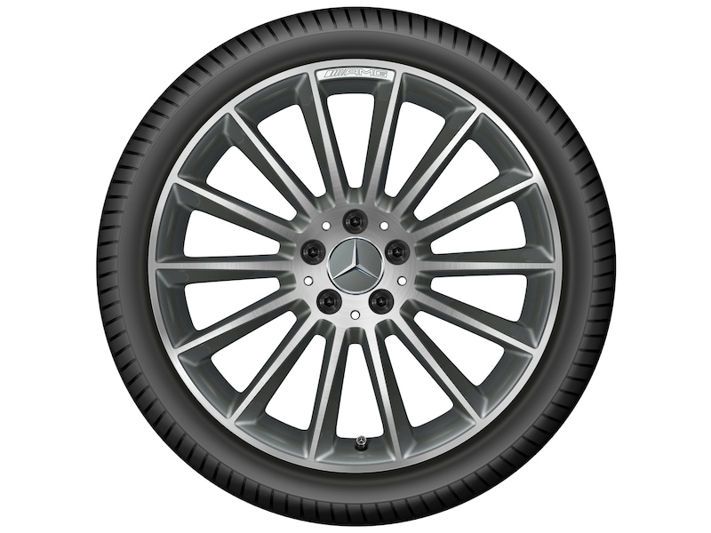 AMG Vielspeichen-Rad Titangrau Glanzgedreht, Pirelli, W SottoZero 3 MO, 225/40 R19 93H XL, Winter, Q440141713610G2