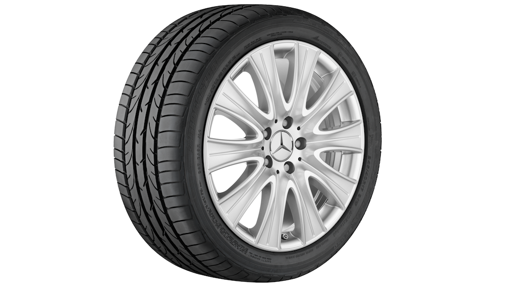 Cerchio a 10 razze in argento vanadio metallizzato, Continental, ContiWinterContact TS 830 P MO, 245/50 R18 104V XL, Inverno, Q4401411116400J2022 Cerchio a 10 razze in argento vanadio metallizzato, Continental, ContiWinterContact TS 830 P MO, 245/50 R18 104V XL, Inverno, Q4401411116400J2022