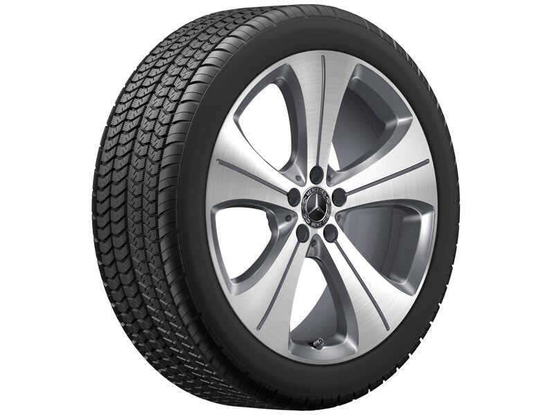 5-Loch-Rad Glanzgedreht Tremolit-metallic, Bridgestone, Blizzak LM001 MO, 235/45 R20 96H, Winter, Q440141911410G12021