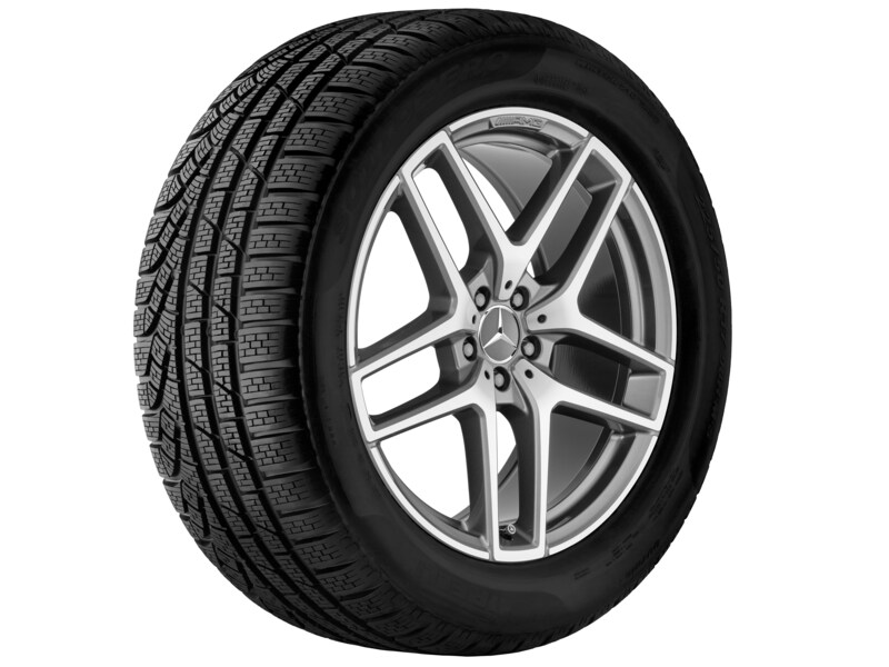 AMG 5-twin-spoke wheel, titanium gray, Pirelli, W SottoZero 3 MO, 245/45 R19 102V XL, winter, Q4401417132700J2022