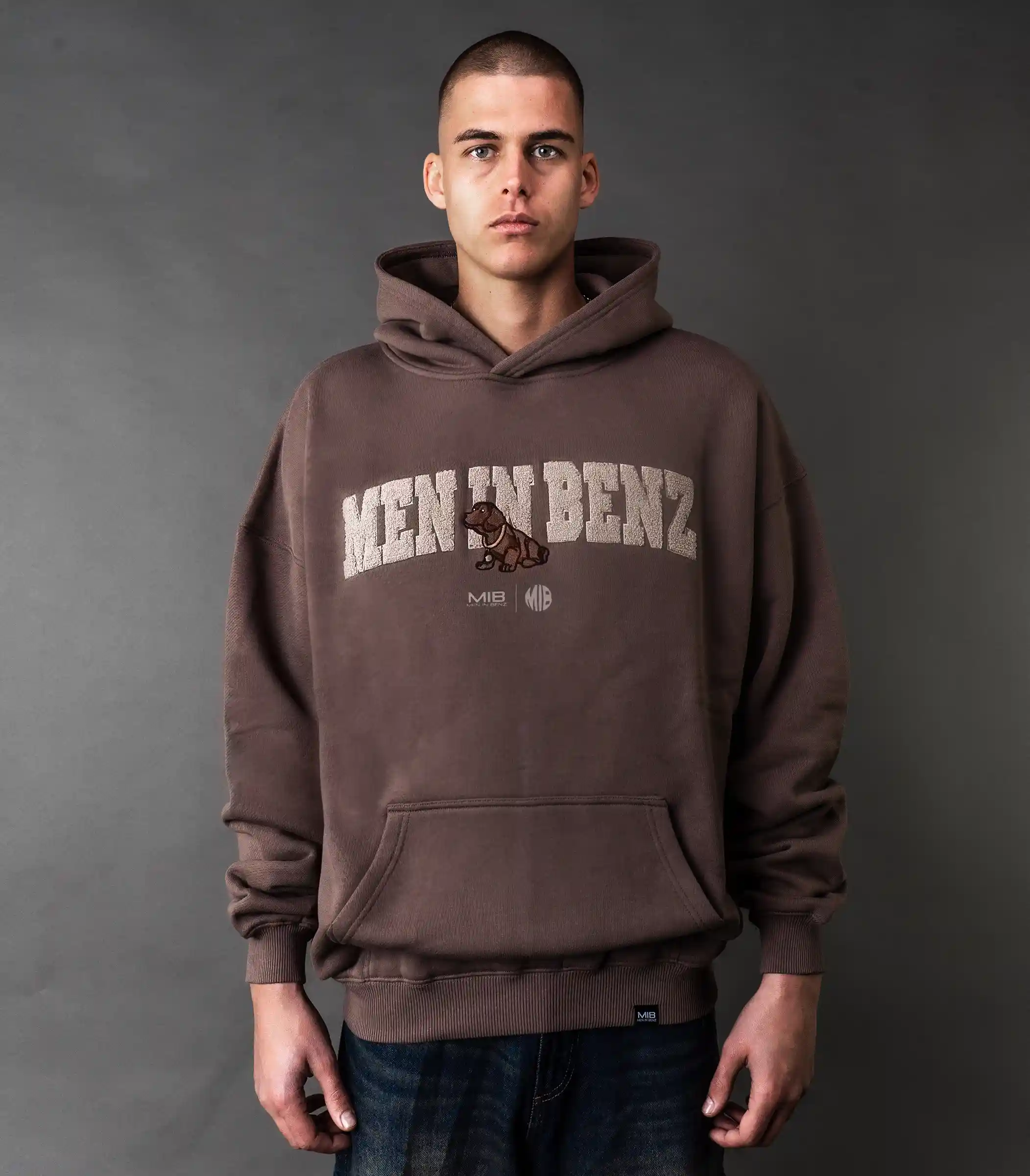 MIB Essential Hoodie (brown), brown, MIB03001J-1XL009