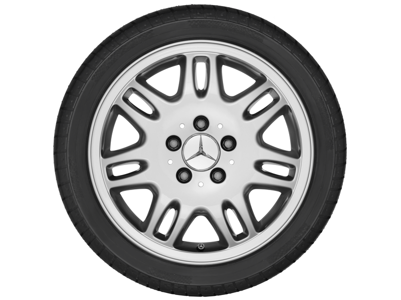 7-Doppelspeichen-Rad, 40,6 cm (16 Zoll), Viano/ Vito/eVito, 225/60 R16/, brillantsilber, B66560311