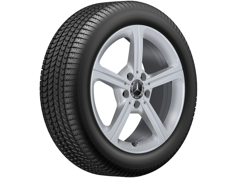 5-spoke wheel, CLA/ B-Class/ A-Class, Michelin, Alpin 5 MO, 205/55 R17/91H, Winter, Q440141510040