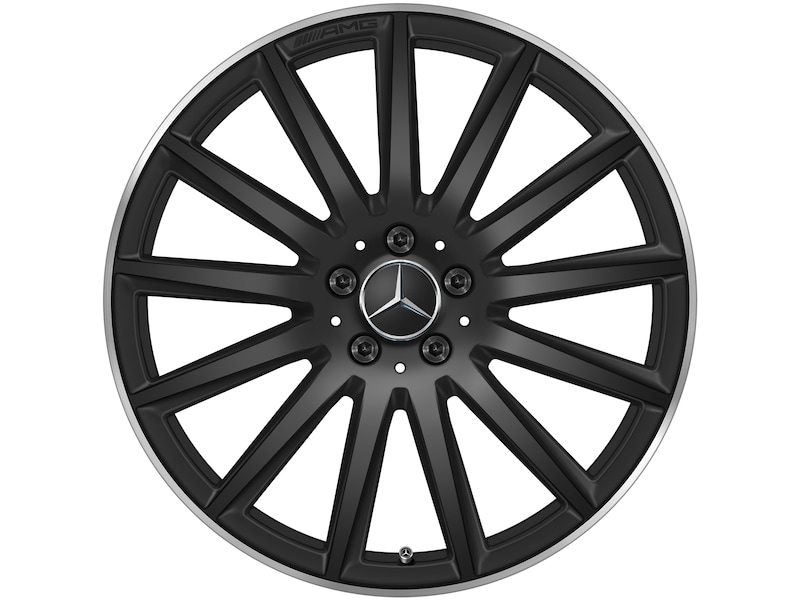 AMG Vielspeichen-Rad Schwarz Felgenhorn Glanzgedreht, Bridgestone, Blizzak LM001 MO, 235/45 R20 96H, Winter, Q4403019102200J2022