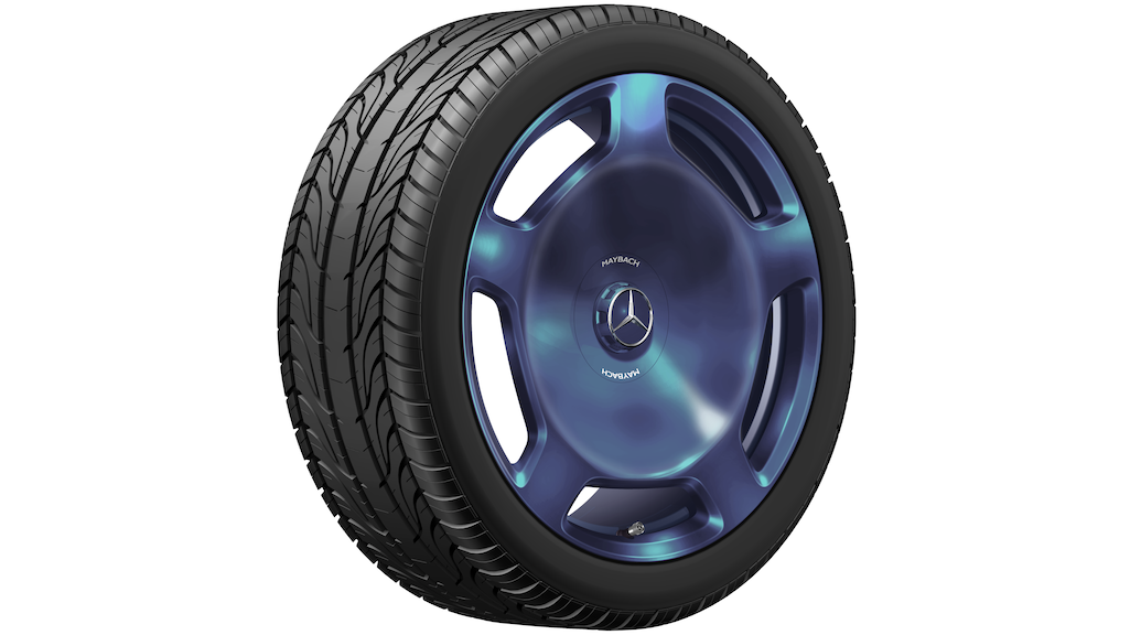 5-hole wheel, 50.8 cm (20 inch), S-Class, 255/40 R20/, nautical blue, A22340142005595