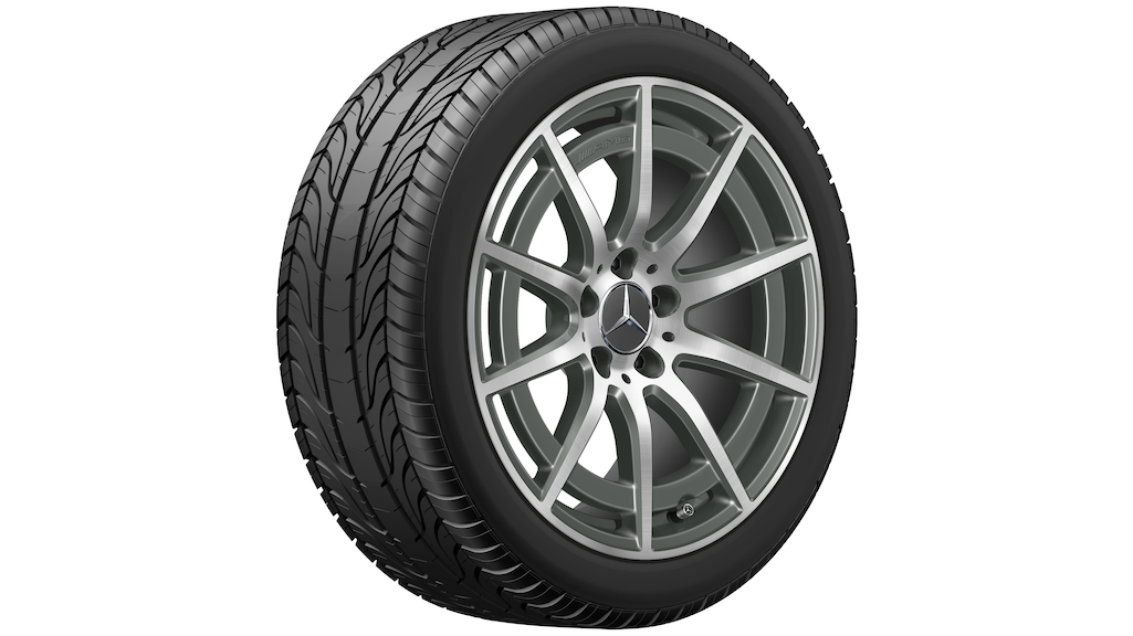 AMG 10-Speichen-Rad Tantalgrau Glanzgedreht