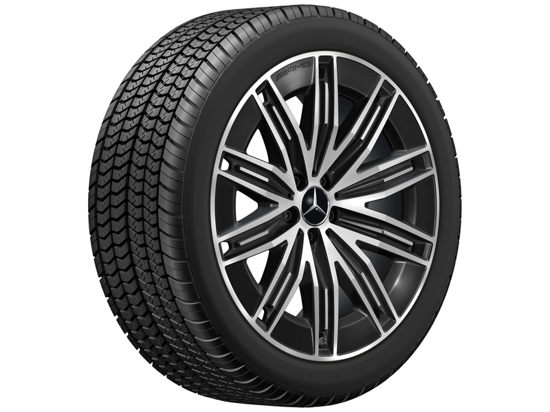AMG multi-spoke wheel black gloss turned, Goodyear, UltraGrip Performance + MO, 275/45 R21 110H XL, Winter, Q440301410250