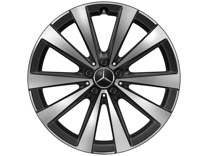 Cerchio a 5 doppie razze, nero lucido, Goodyear, Eagle F1 Asymmetric 5 MO, 255/45 R20 105H XL, estivo, Q4402414102100J2021