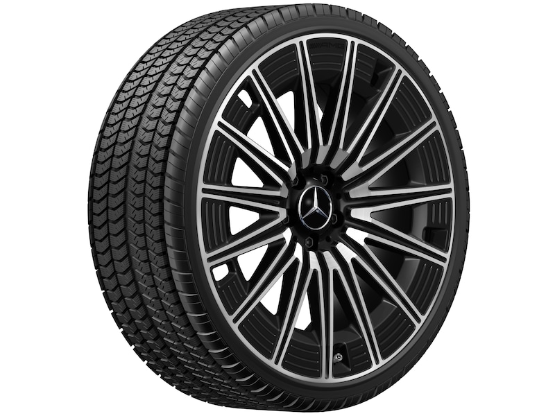 AMG-dubbelspaaks velg, zwart, gepolijst, Pirelli, P Zero MO, 275/30 R21 98Y XL, zomer, Q4402417117000J2022