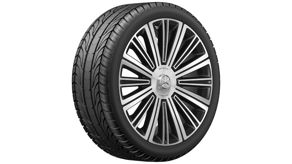 Multi-spoke wheel With additional spokes Black glossy turned, Michelin, Pilot Alpin 5 SUV MO1, 285/45 R22 114V XL, Winter, Q440301511110