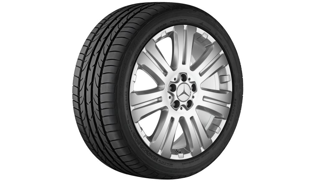 Cerchio a 7 razze, Aldhanab, 48,3 cm (19 pollici), GL-GLS, 275/55 R19/, argento, B66474335 Cerchio a 7 razze, Aldhanab, 48,3 cm (19 pollici), GL-GLS, 275/55 R19/, argento, B66474335