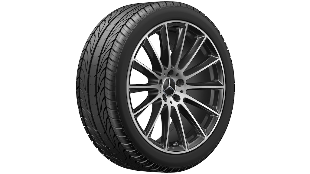 Cerchio a più razze AMG, nero, lucido, Pirelli, P Zero MO-S KS, 285/35 R20 104Y XL, estivo, Q4402417116400J2022