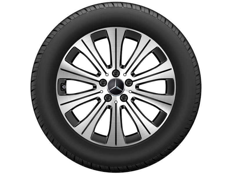 10-Speichen-Rad Schwarz Glanzgedreht, Pirelli, W SottoZero 3 MOE, 215/60 R18 102T XL, Winter, Q440561710160