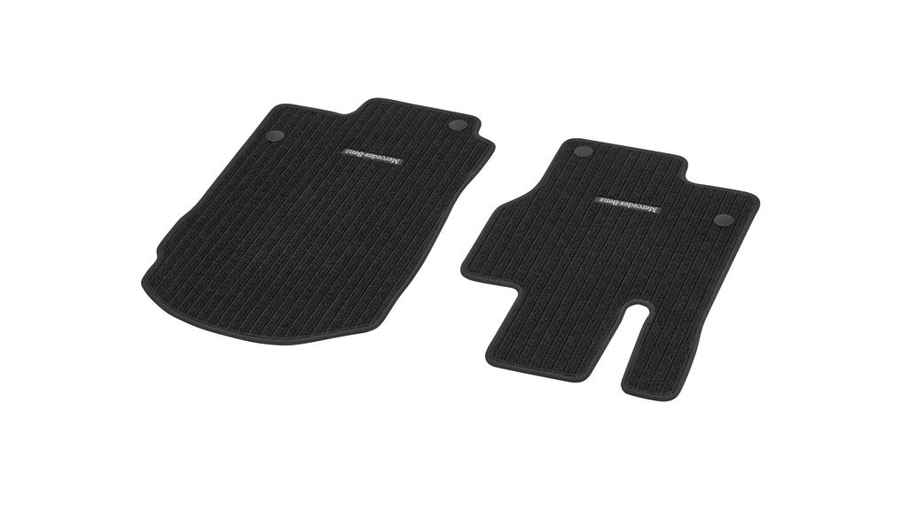 Rep mats CLASSIC, driver/passenger mat, 2-piece, GLS/ GLE, black, A16768089049G32